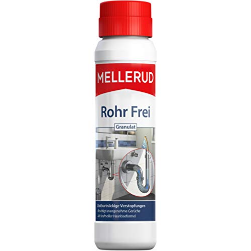 MELLERUD Rohr Frei Granulat | 1 x 0,6 kg | Leistungsstarker Abflussreiniger gegen Verstopfungen und Gerüche mit Haarlöseformel MELLERUD Rohr Frei Granulat | 1 x 0,6 kg | Leistungsstarker Abflussreiniger gegen Verstopfungen und Gerüche mit Haarlöseformel von Mellerud
