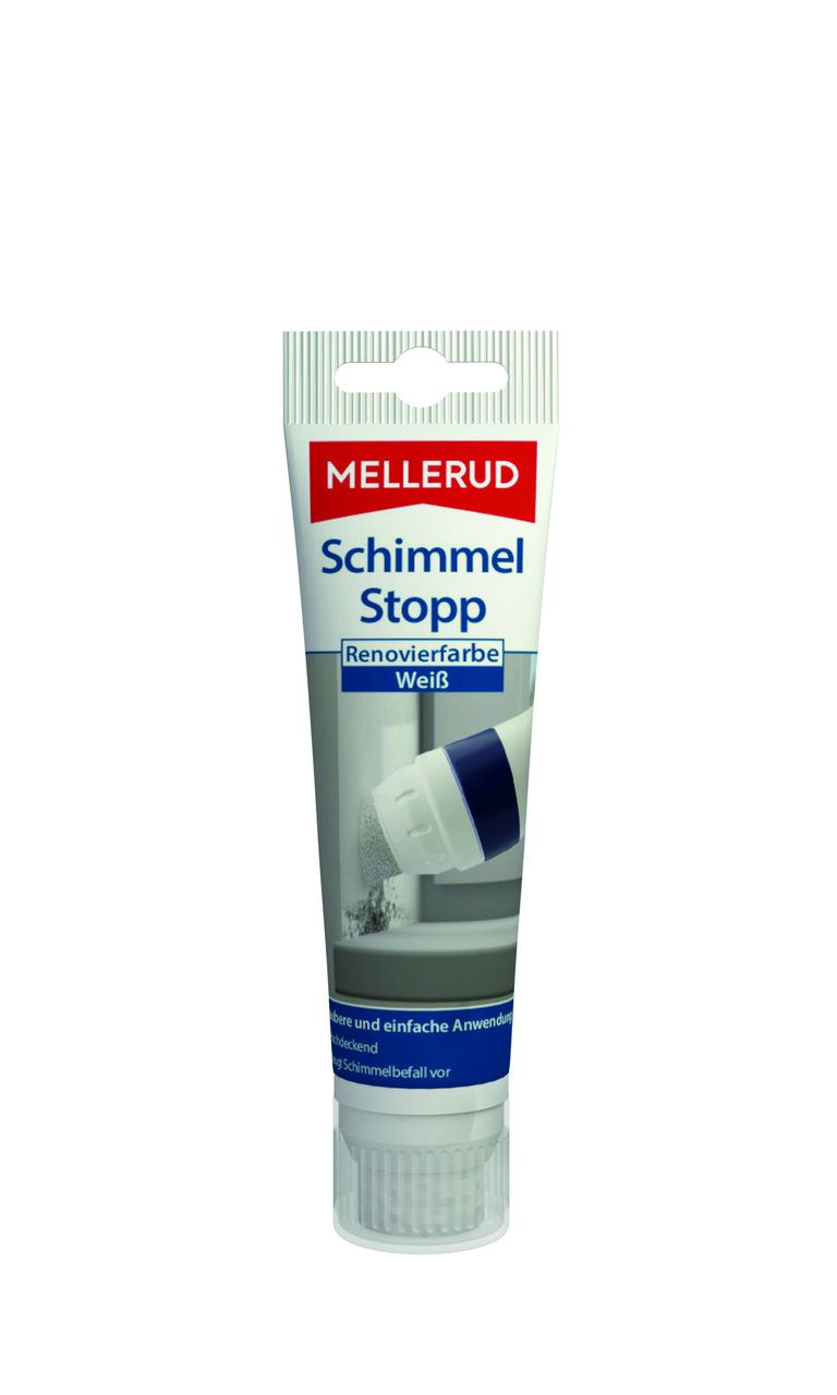 Mellerud Schimmel Stopp Renovierfarbe 90 ml weiß von Mellerud