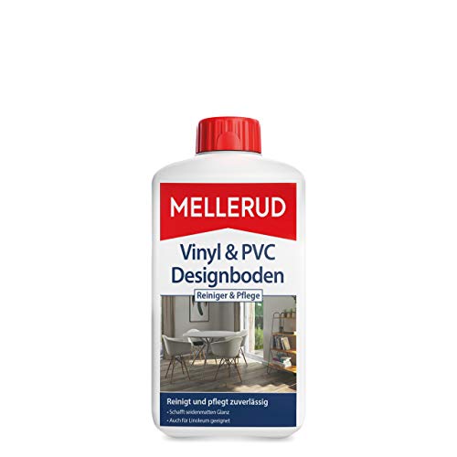 MELLERUD Vinyl & PVC Designboden Reiniger & Pflege Glänzend | 1 x 1 l | Zuverlässiges Reinigungsmittel zur Reinigung von Vinyl-, Design-, PVC- und Linoleumböden von Mellerud