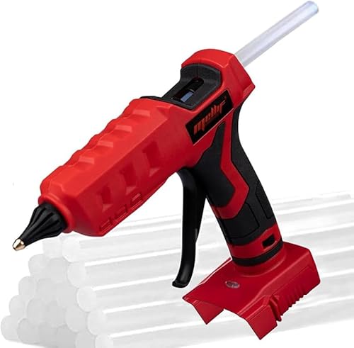Mellif 100 W schnurlose Heißklebepistole für Milwaukee Li-Ion 18 V Batteriebetrieben mit 11 mm Sticks in voller Größe (ohne Batteriewerkzeug) von Mellif