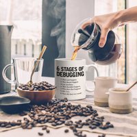 6 Phasen Des Fehlers Fehlerbeseitigung Programmierer Geschenk | Eine Coole Oder Tasse von MellowManifesto