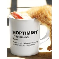Hoptimist Becher - Ein Geschenk Für Bierliebhaber Handwerk & Bier Snobs | Geben Sie Es An Ihre Hop Köpfe, Home-Brewer Master-Freunde Lieben Eine von MellowManifesto