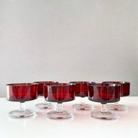 6 Sektschalen Luminarc France, Gläser, Dessertgläser, Sektglas, Glas, Champagnerglas, 60Er 70Er Jahre 6 Sektschalen Luminarc France, Gläser, Dessertgläser, Sektglas, Glas, Champagnerglas, 60Er 70Er Jahre von MellowPlace