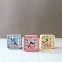 Eurena Wecker Pastell 80Er Jahren, Vintage Uhr, Schreibtisch, Reisewecker, Nos Ware von MellowPlace