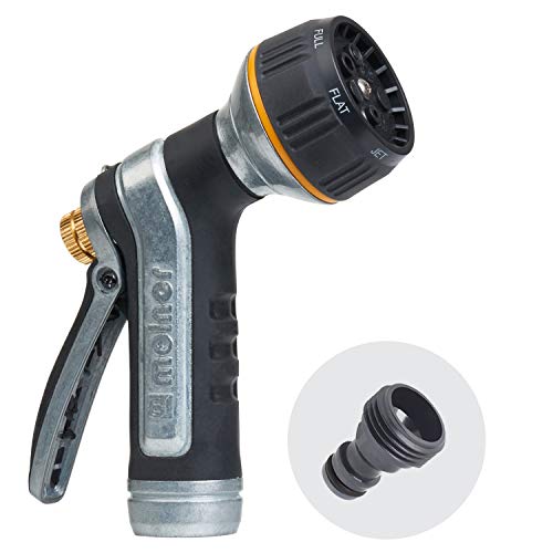 Melnor 65020-AMZ Metalldüse mit QuickConnect Produktadapter-Set, Multi-Pattern, schwerer Heckauslöser Melnor 65020-AMZ Metalldüse mit QuickConnect Produktadapter-Set, Multi-Pattern, schwerer Heckauslöser von Melnor