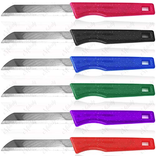 Melody® Solingen Messer Küchenmesser bunt 6er-Pack von Melody