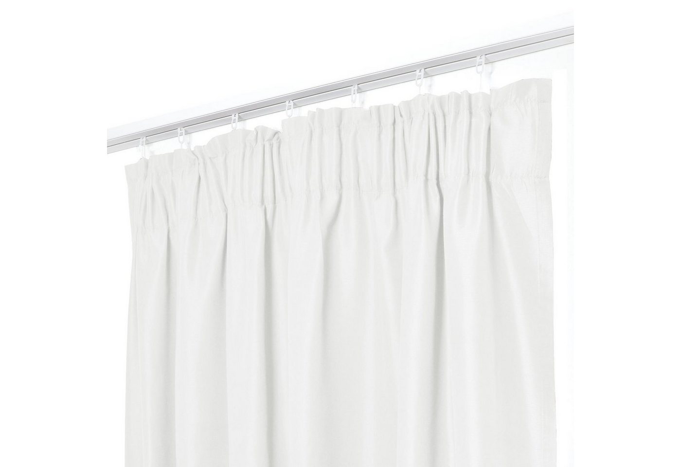 Vorhang Gardine Curtain Blickdicht Sichtschutz Dekoschal, Melody, Kräuselband (1 St), blickdicht, Store, Blickdicht, abdunkelnd, Sichtschutz, Einfarbig, Schlafzimmer, Wohnzimmer von Melody