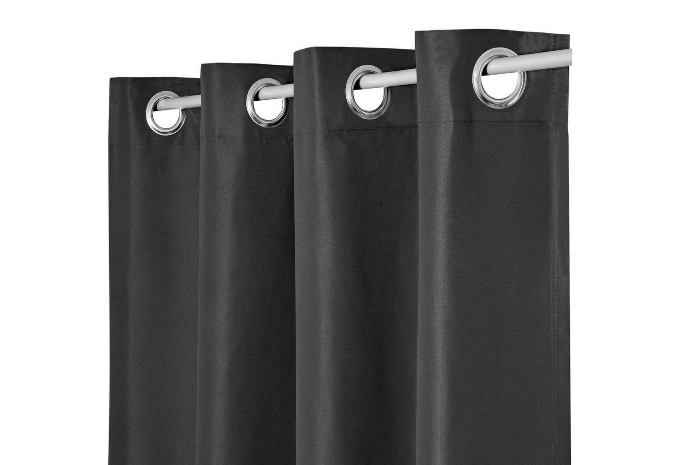 Vorhang Gardine Curtain Blickdicht Sichtschutz Dekoschal, Melody, Öse (2 St), blickdicht, Store, Blickdicht, abdunkelnd, Sichtschutz, Einfarbig, Schlafzimmer, Wohnzimmer von Melody