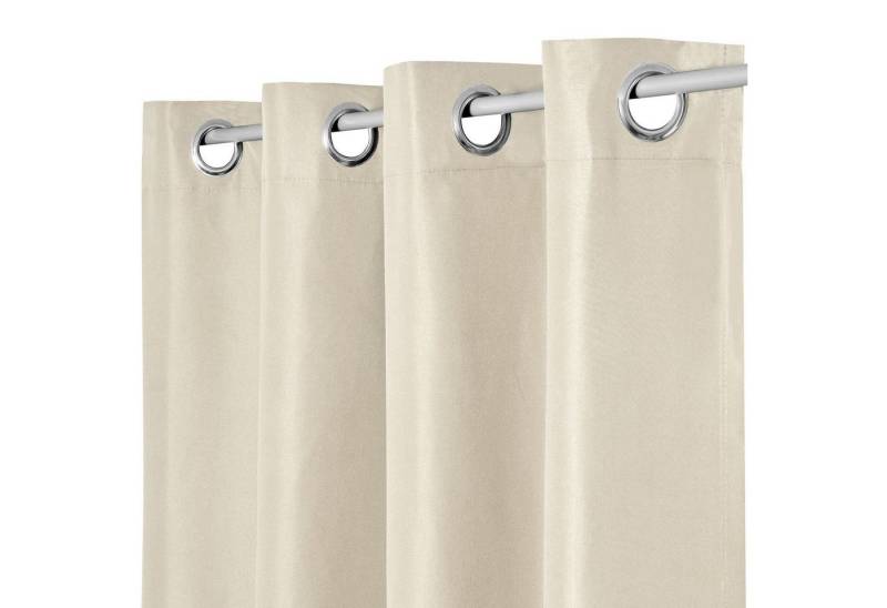 Vorhang Gardine Curtain Blickdicht Sichtschutz Dekoschal, Melody, Öse (2 St), blickdicht, Store, Blickdicht, abdunkelnd, Sichtschutz, Einfarbig, Schlafzimmer, Wohnzimmer von Melody