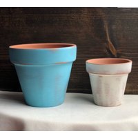 Zierliche Und Mini Terra Cotta Töpfe von MelsCraftsandCollect