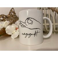 Tasse "Reingeguckt" von Melskleinestoffelei