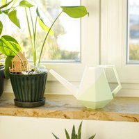 Designer Gießkanne Aus Biokunststoff "Poly" 0, 5L Und 1, 0L | 3D-Gedruckt Mintgrün Weiß von MeltingMatter3DPrint