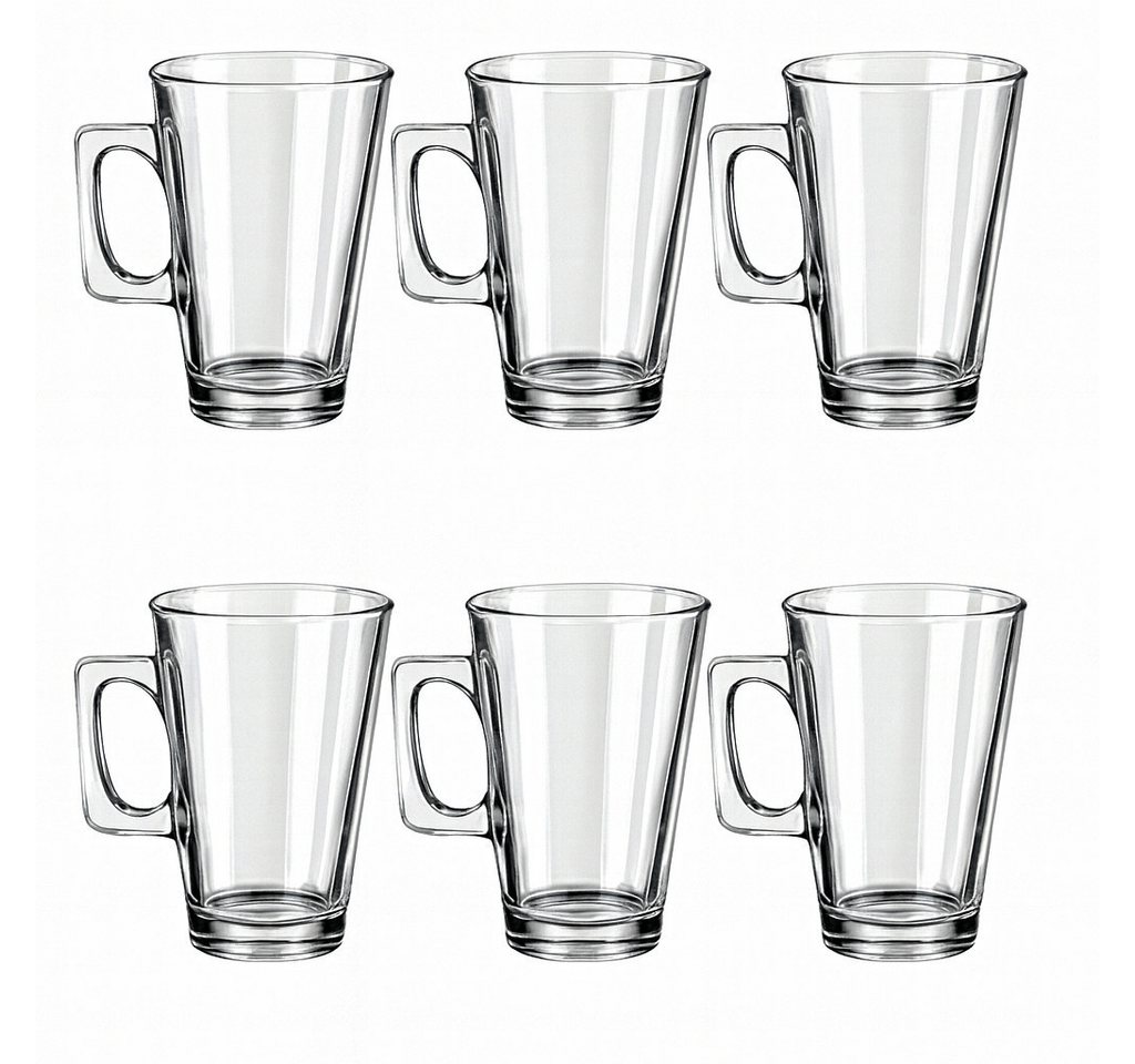 MelyshaHome Gläser-Set Verschiedene Modelle Henkelgläser Sets oder Doppelwandige Thermogläser, ideal als Tee Kaffee Latte Macchiato Wasser Glühwein Grog Dessert Glas von MelyshaHome