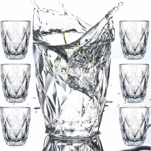 MelyshaHome Hochwertiges Trinkgläser Set, viele Varianten, Spülmaschinenfest, dickwandig & langlebig, Saft Latte Macchiato Gläser Wassergläser Cocktailgläser Whisky (Berlin - Trinkgläser 12 Stück) von MelyshaHome