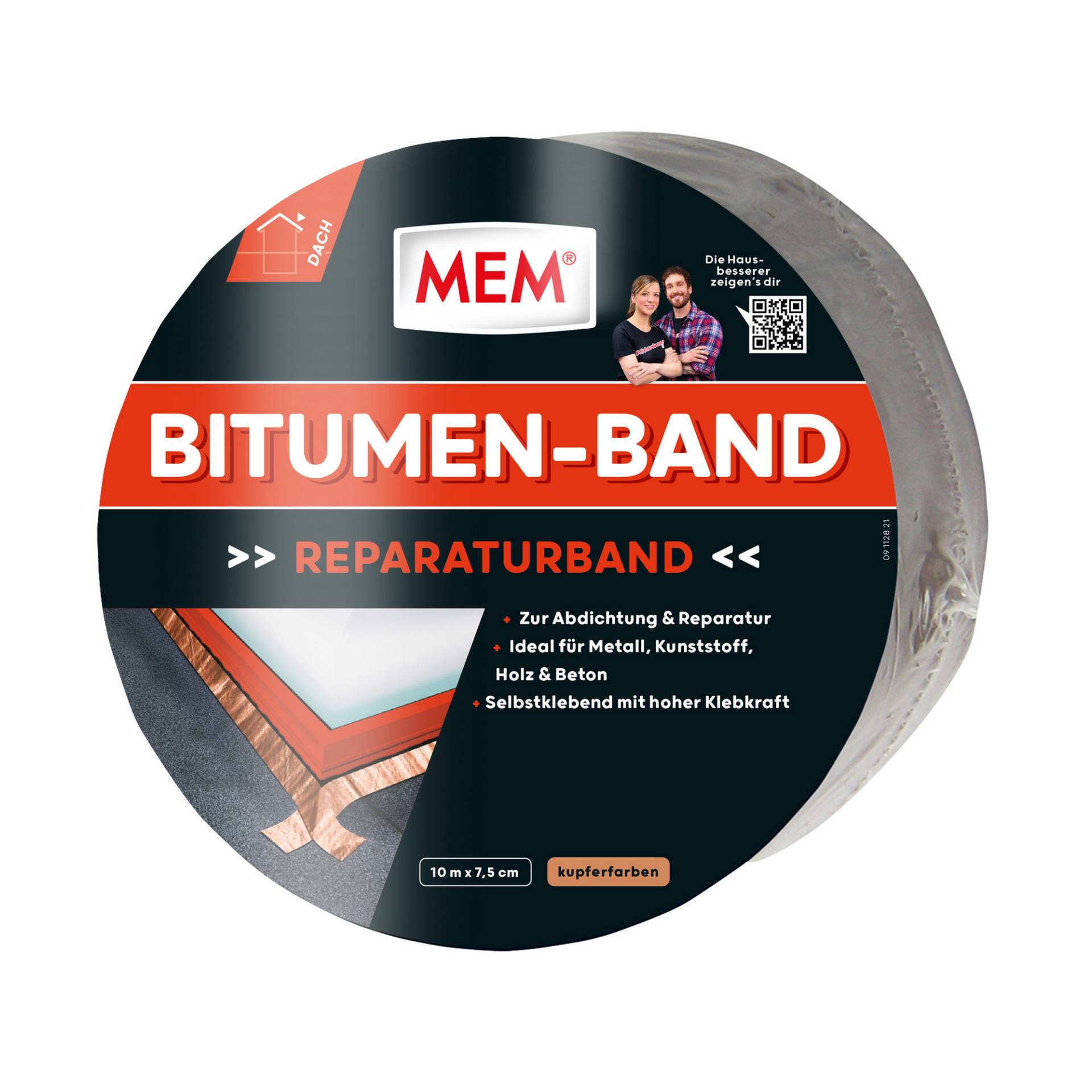 MEM Bitumen-Band kupfer 7,5 cm x 10 m MEM Bitumen-Band kupfer 7,5 cm x 10 m von Mem