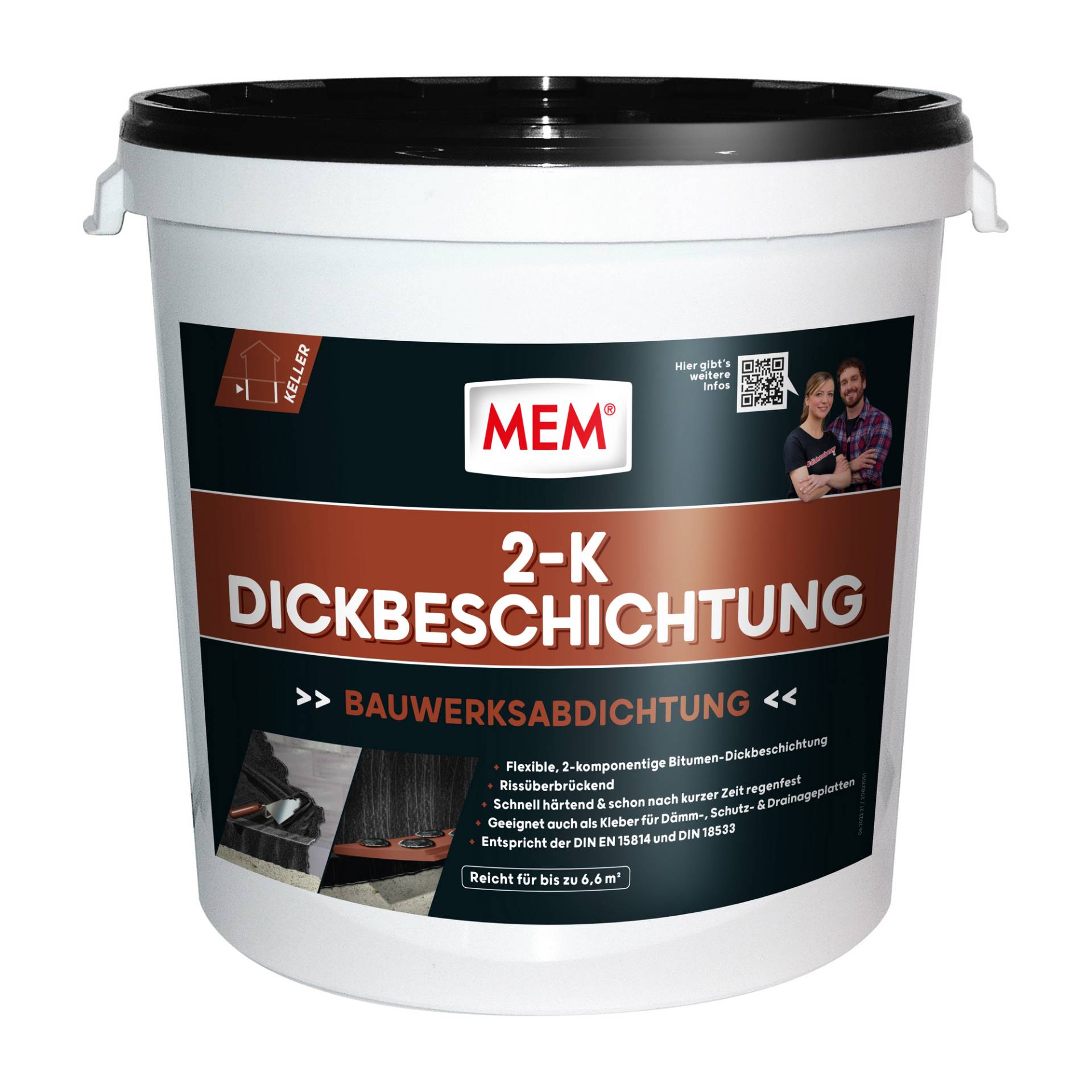 MEM Bitumen-Dickbeschichtung '2-K' 30 kg MEM Bitumen-Dickbeschichtung '2-K' 30 kg von Mem
