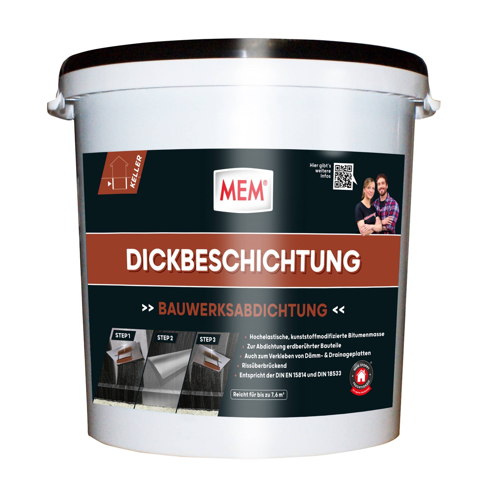 MEM Bitumen-Dickbeschichtung 28 l MEM Bitumen-Dickbeschichtung 28 l von Mem