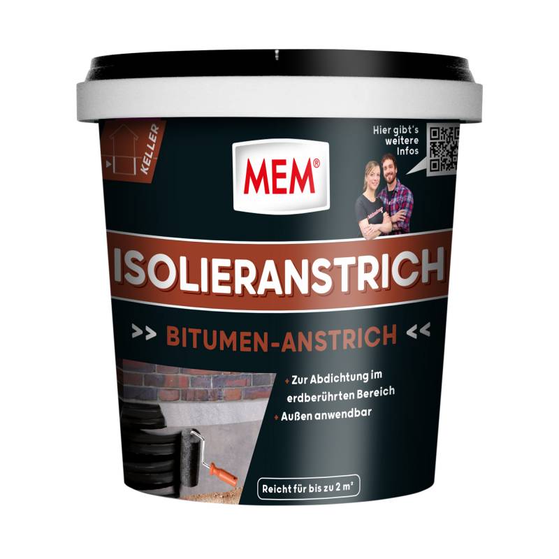 MEM Bitumen-Isolieranstrich 1 l von Mem