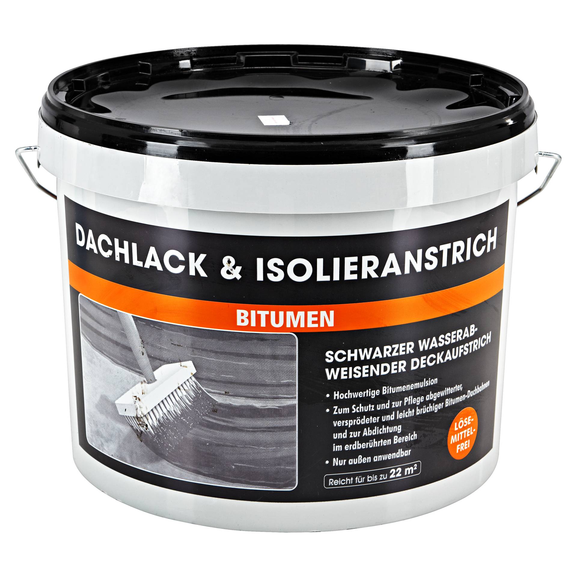 MEM Dachlack & Isolieranstrich 'Bitumen' schwarz 10 l MEM Dachlack & Isolieranstrich 'Bitumen' schwarz 10 l von Mem