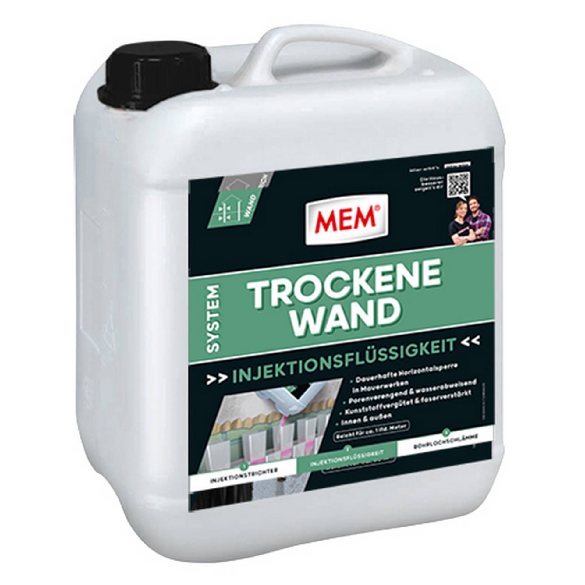 MEM Injektionsflüssigkeit 'Trockene Wand' 5 l MEM Injektionsflüssigkeit 'Trockene Wand' 5 l von Mem