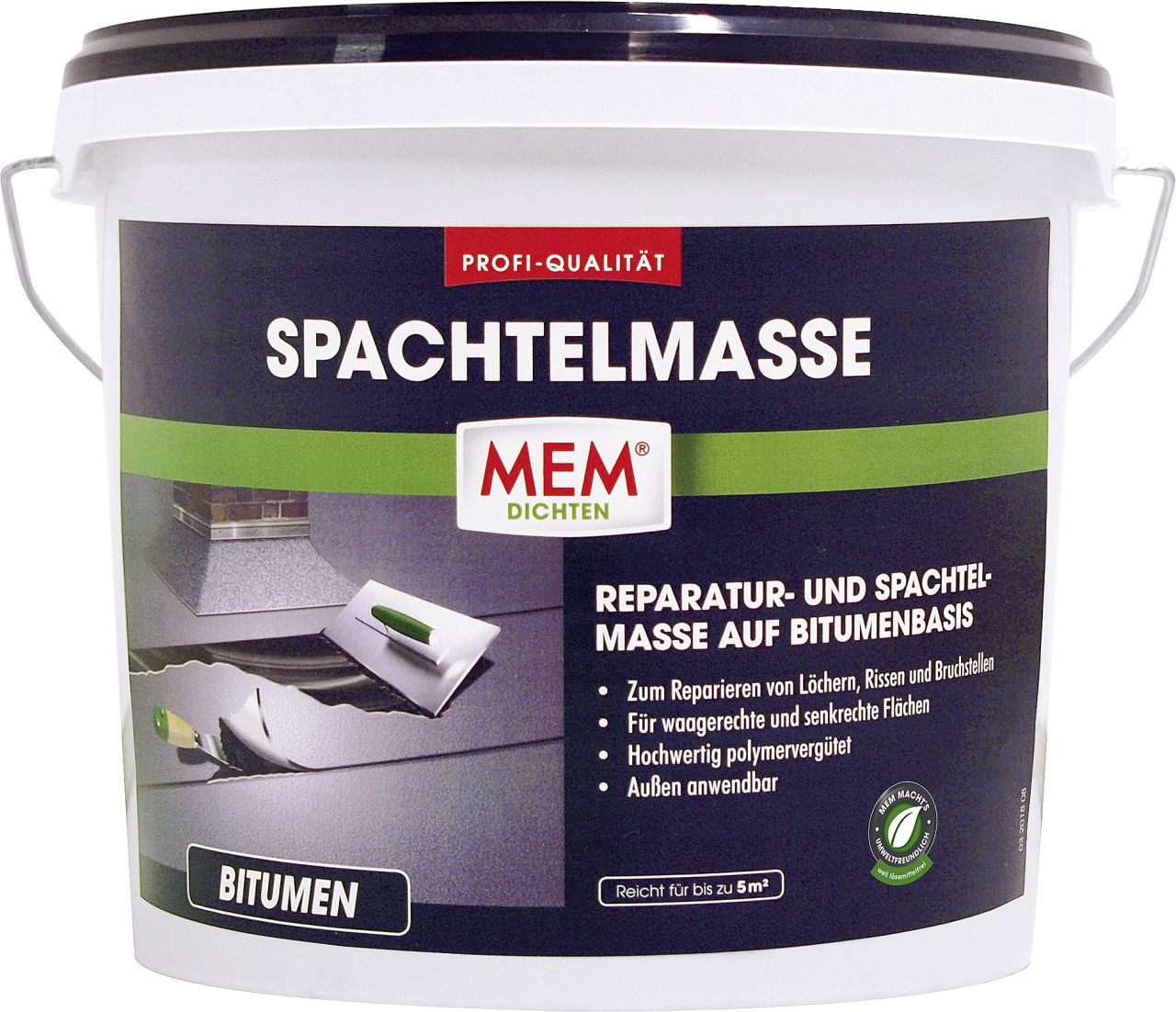 MEM Bitumen Spachtelmasse 7 kg von Mem