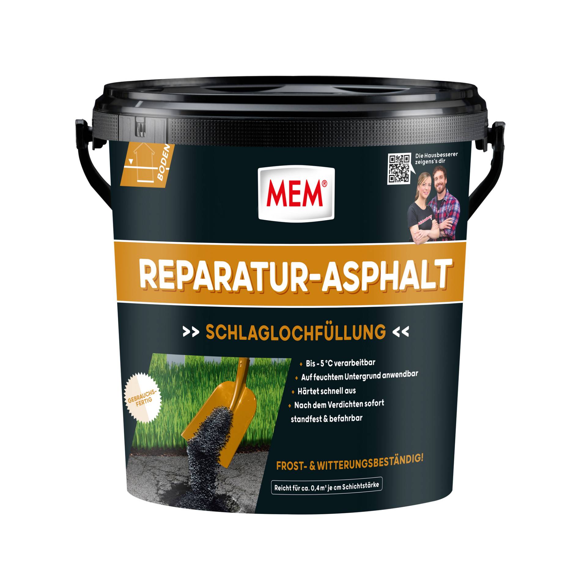 MEM Reparatur-Asphalt 10 kg MEM Reparatur-Asphalt 10 kg von Mem