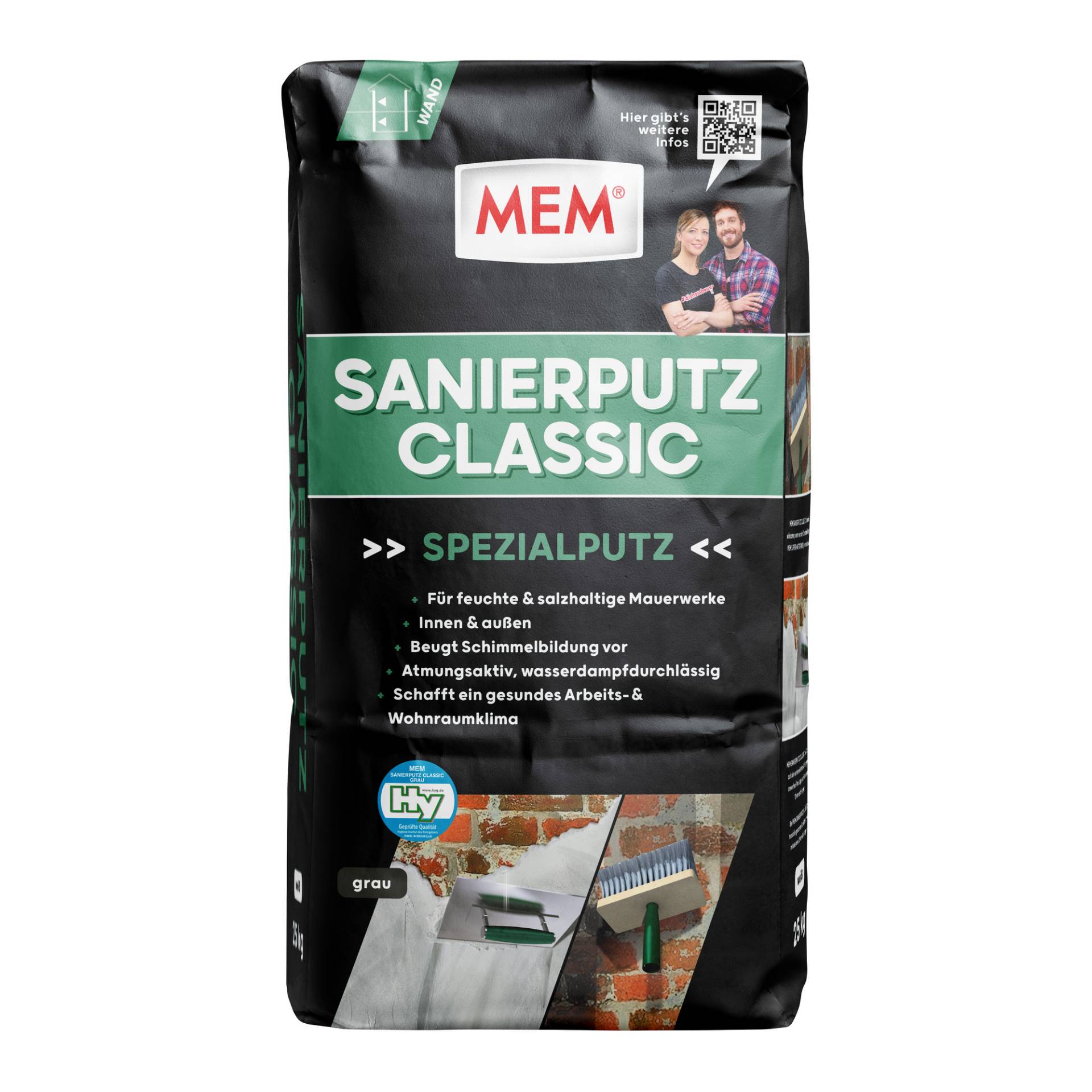 MEM Sanierputz 'Classic' grau 25 kg MEM Sanierputz 'Classic' grau 25 kg von Mem