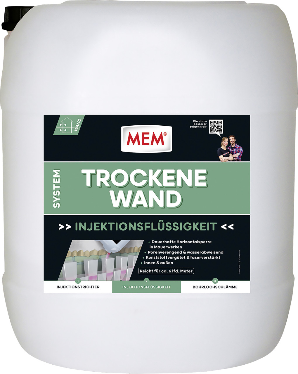 MEM Trockene Wand Injektionsflüssigkeit 30 l von Mem