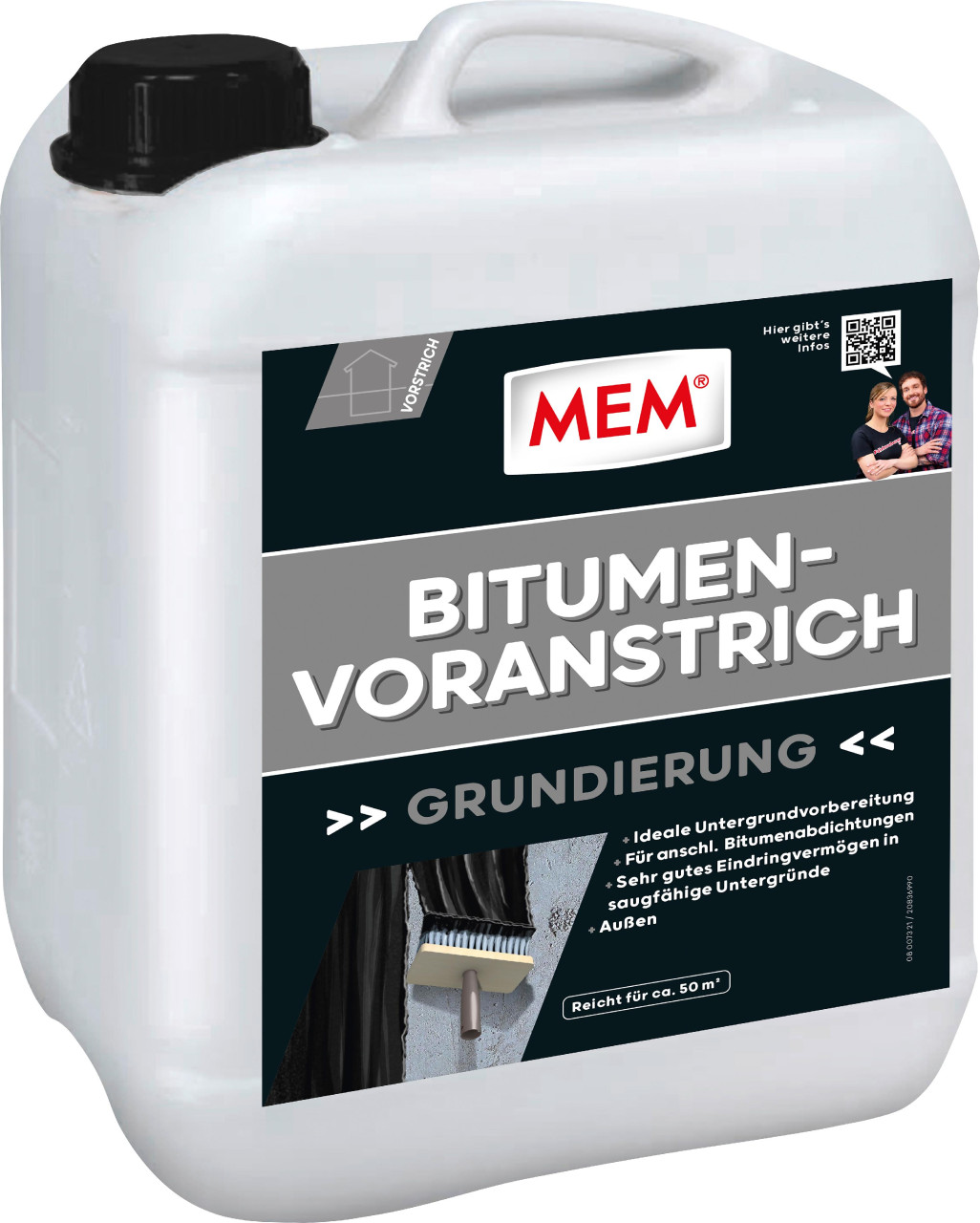 MEM Bitumen-Voranstrich 5 l MEM Bitumen-Voranstrich 5 l von Mem
