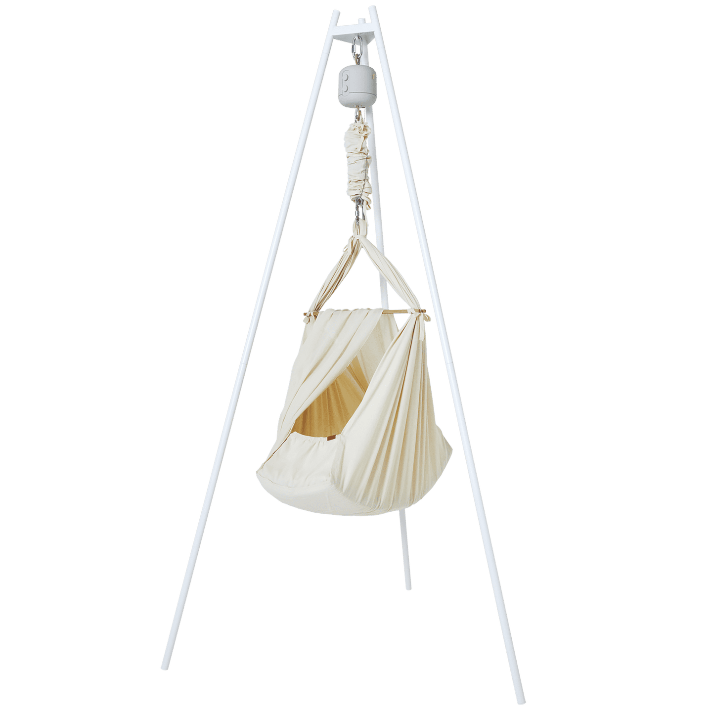 Membantu Federwiege Set Babywiege Motor Natur Ständer Federwiege Komplettset  B-Ware von Membantu