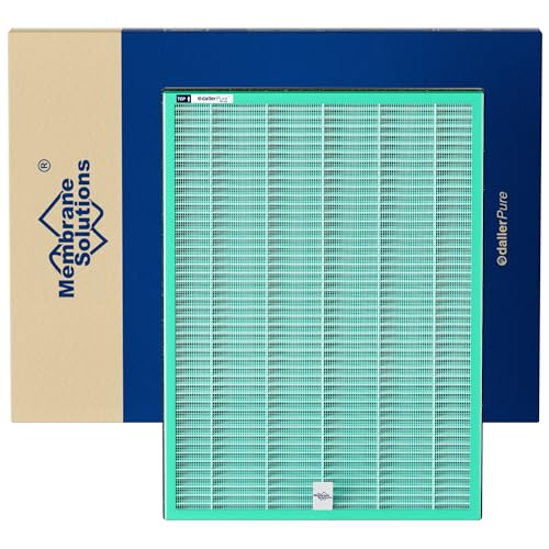 Membrane Solutions MSA3/MSA3S Original-Luftreiniger-Filter zur Entfernung von Haustiergerüchen, 1 Packung, verbesserter 4-in-1 H13 True HEPA-Filter mit OdallerPure-Technologie von Membrane Solutions