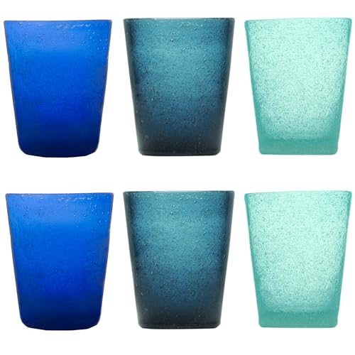Memento Set mit 6 Wassergläsern aus Glas 300 cc (Under The Sea) von Memento