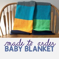 Baby-Decke | Groß | Angepasst - Made To Order Preis Beinhaltet Uns Versand von MemereMuffs