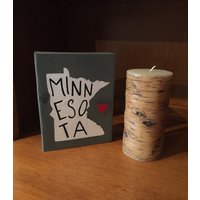 Benutzerdefinierte Minnesota Liebe Holz Schild. State. Rustikalen. Wand Oder Regal Dekor von MemesonMainStreet