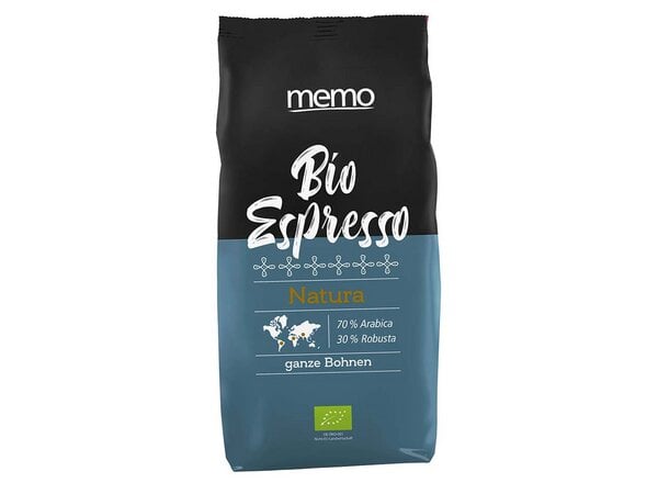 memo Bio-Espresso "Natura" ganze Bohne von Memo