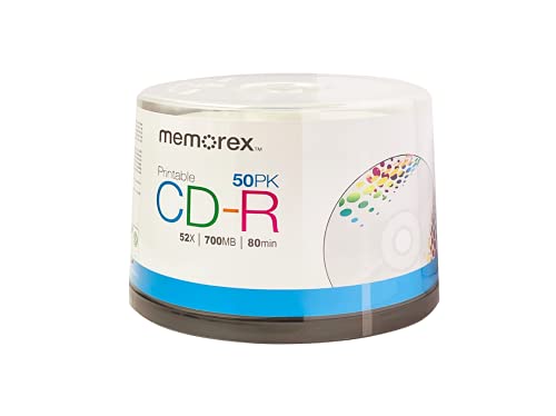 cdr-80 Memorex weiß Inkjet bedruckbar in 50 Pack Cake Box cdr-80 Memorex weiß Inkjet bedruckbar in 50 Pack Cake Box von Memorex