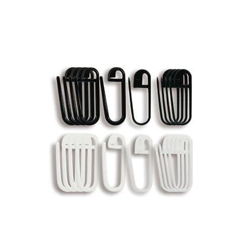 Memoric Seeknit - Seeknit White - Black Stitch Marker - 1 Stück von Seeknit
