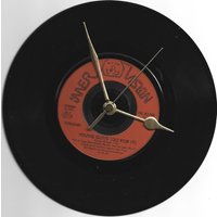 George Michael/Wham 7" Schallplatte Wanduhr von Memorieson45