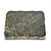 Granit Grabplatte 40x30x5cm Im Material Tropical-Green, Oberfläche Poliert - Kanten Gesprengt Inklusive Inschrift Und Ornament Granit Grabplatte 40x30x5cm Im Material Tropical-Green, Oberfläche Poliert - Kanten Gesprengt Inklusive Inschrift Und Ornament von MemorumGrabmale