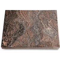 Granit Grabtafel 40x30x5cm Im Material Paradiso, Oberfläche Und Kanten Poliert Inklusive Inschrift Ornament von MemorumGrabmale
