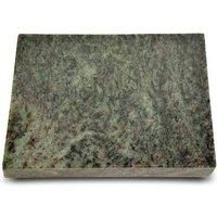 Granit Grabtafel 40x30x5cm Im Material Tropical-Green, Oberfläche Und Kanten Poliert Inklusive Inschrift Ornament von MemorumGrabmale