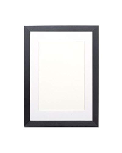 Schwarzer Rahmen mit Weiß Montierung Foto | Bilderrahmen | Posterrahmen mit Formteil misst 19 mm breit und 15 mm tief und Plexiglasblatt - A3 -Bilder von Memory Box