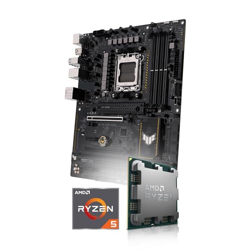 Aufrüst-Kit Bundle Ryzen 5 8400F 6X 4.2 GHz Prozessor, 16 GB DDR5, ASUS TUF Gaming B650-Plus Mainboard (zusammengebaut inkl. Bios Update + Funktionskontrolle) von Memory PC