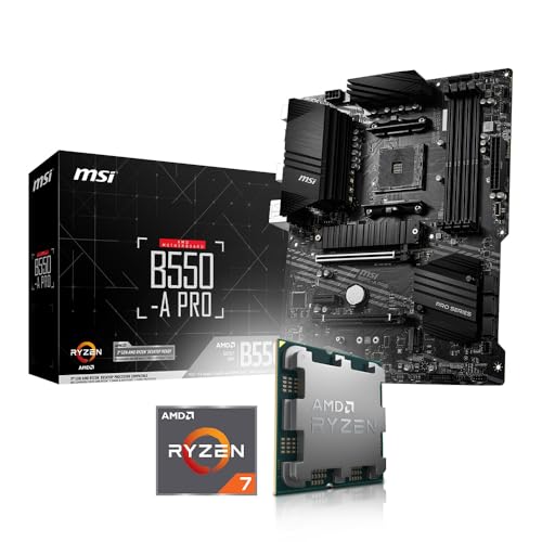 Aufrüst-Kit Bundle Ryzen 7 5800X 8X 3.8 GHz Prozessor, MSI B550-A Pro Mainboard, be Quiet! Pure Rock Slim 2 (zusammengebaut inkl. Bios Update + Funktionskontrolle) von Memory PC