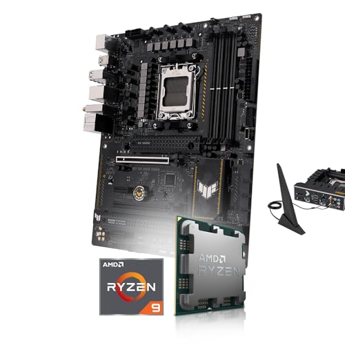 Aufrüst-Kit Bundle Ryzen 7 9800X3D 8X 4.7 GHz Prozessor, 32 GB DDR5, ASUS TUF Gaming B650-Plus WiFi Mainboard, be Quiet! Dark Rock 5 (zusammengebaut inkl. Bios Update + Funktionskontrolle) von Memory PC