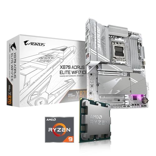 Aufrüst-Kit Bundle Ryzen 7 9800X3D 8x 4.7 GHz Prozessor, 16 GB DDR5, GIGABYTE X870 AORUS Elite WIFI7 ICE Mainboard, be quiet! Dark Rock 5 (zusammengebaut inkl. Bios Update + Funktionskontrolle) von Memory PC