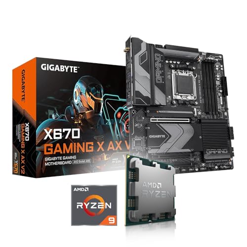 Aufrüst-Kit Bundle Ryzen 9 7950X3D 16x 4.2 GHz Prozessor, 8 GB DDR5, GIGABYTE X670 Gaming X AX WIFI V2 Mainboard, be quiet! Dark Rock 5 (zusammengebaut inkl. Bios Update + Funktionskontrolle) von Memory PC