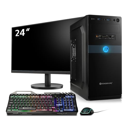 Komplett PC Set Business & Multimedia i5-12500 6X 4.6 GHz, 16 GB DDR4 RAM, 1 TB M.2 SSD, Win 11 Pro inkl. 24" Monitor + Tastatur und Maus Bundle Komplett PC Set Business & Multimedia i5-12500 6X 4.6 GHz, 16 GB DDR4 RAM, 1 TB M.2 SSD, Win 11 Pro inkl. 24" Monitor + Tastatur und Maus Bundle von Memory PC