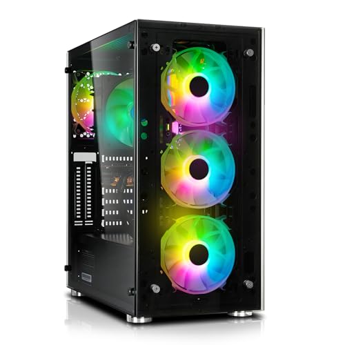 Memory PC Gaming Aufrüst PC (Intel Core i9 12900F 16x 5.1 GHz, 16 GB DDR4 RAM,AMD Radeon RX 6700 XT 12GB ohne SSD/Windows) Gamer Gehäuse mit Tempered Glass von Memory PC