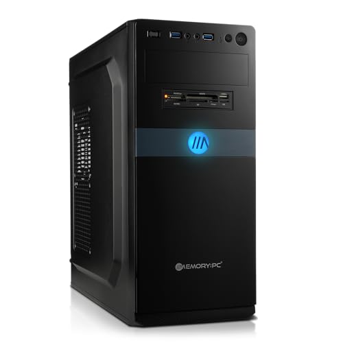Silent High End Office/Multimedia PC i7-11700K 8X 3.6 GHz, 16 GB DDR4 RAM, 500 GB SSD + 2TB HDD, UHD Graphics 710, Win 11 Pro von Memory PC